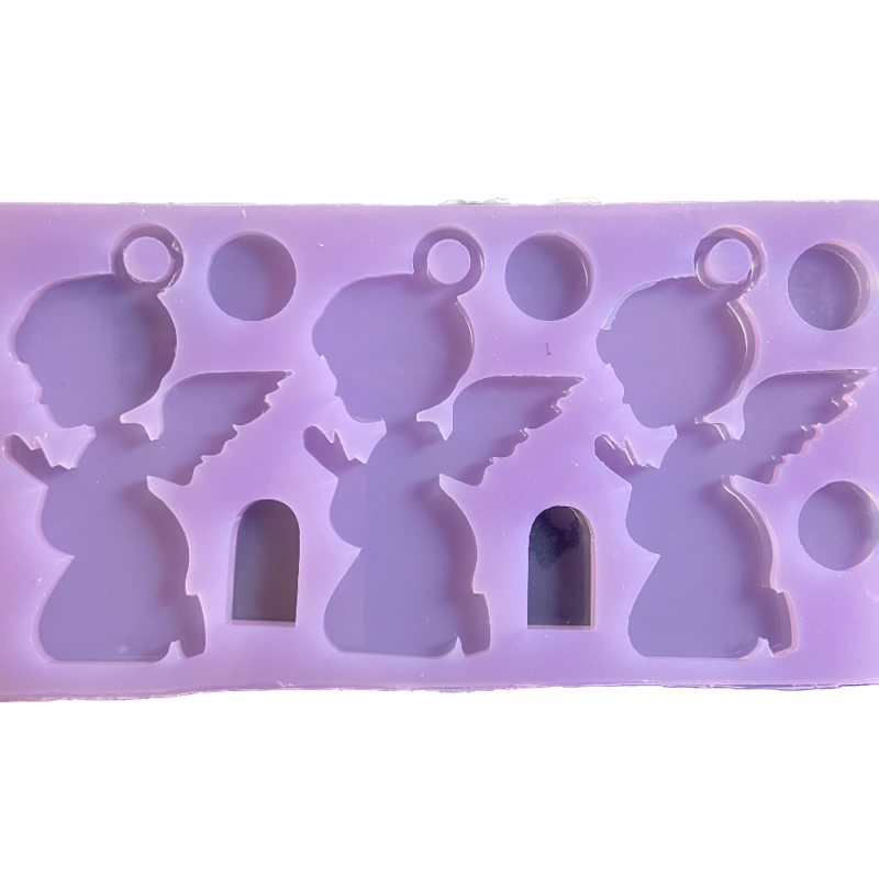Molde Silicona X3 Angel Rezando 7x5cm