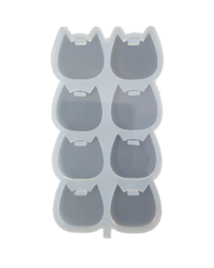 Molde Silicona X8 Chapita Gato 3x3cm tag