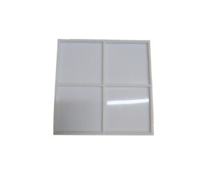 Molde Silicona Posavasos 10cm 4 Cavidades Cuadrado