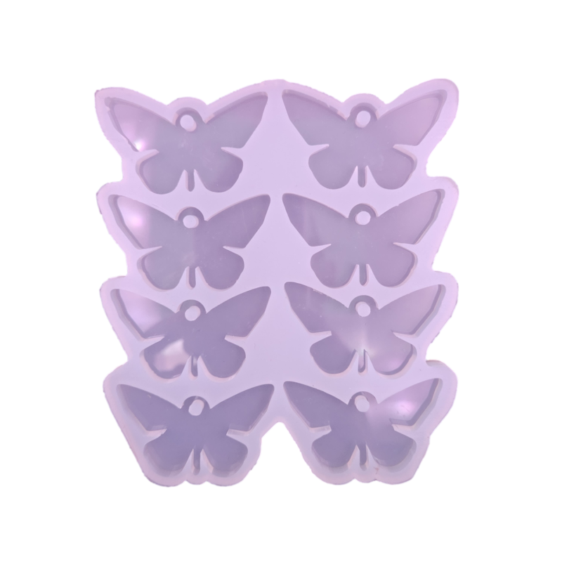 Molde Silicona X8 Mariposas 5x3cm