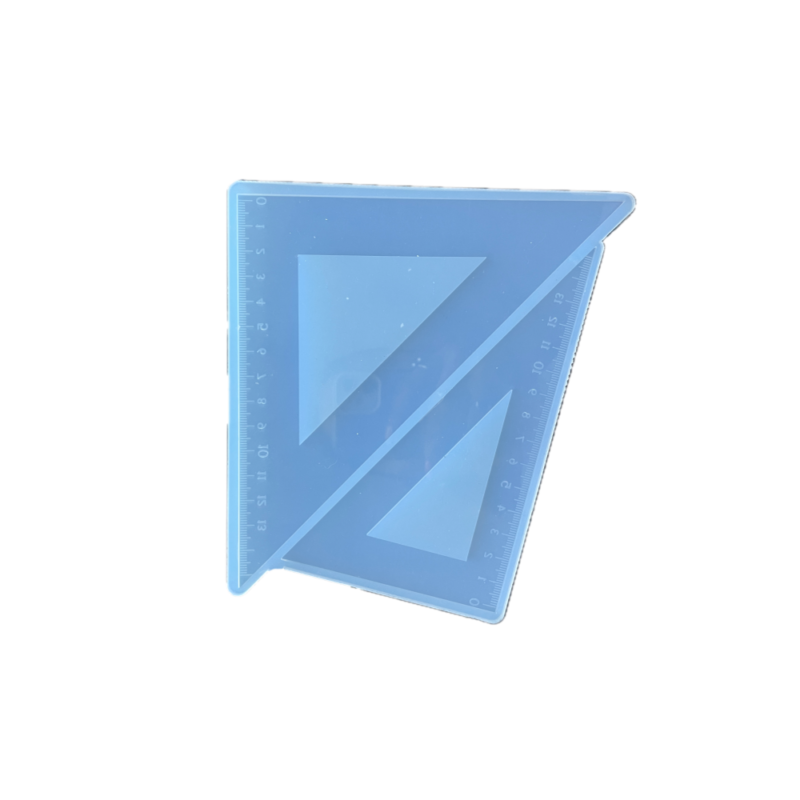 Molde para escuadras 15cm 45° y 60°