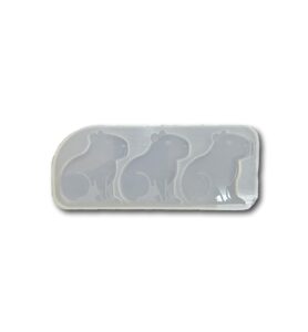 Molde capibara 3 cavidades 5x5cm