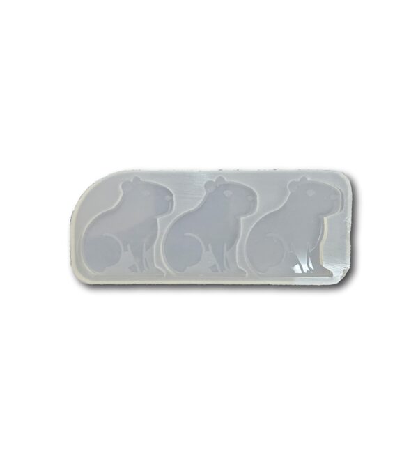 Molde capibara 3 cavidades 5x5cm