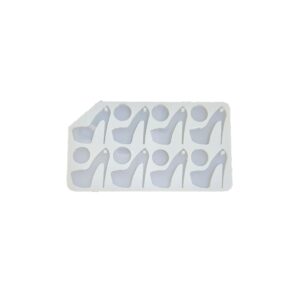 Molde zapato mujer x8 llavero 5x5cm