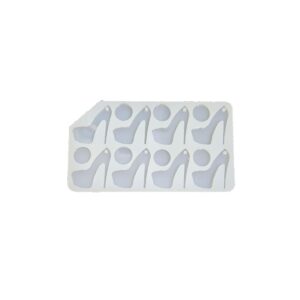 Molde zapato mujer x8 llavero 5x5cm