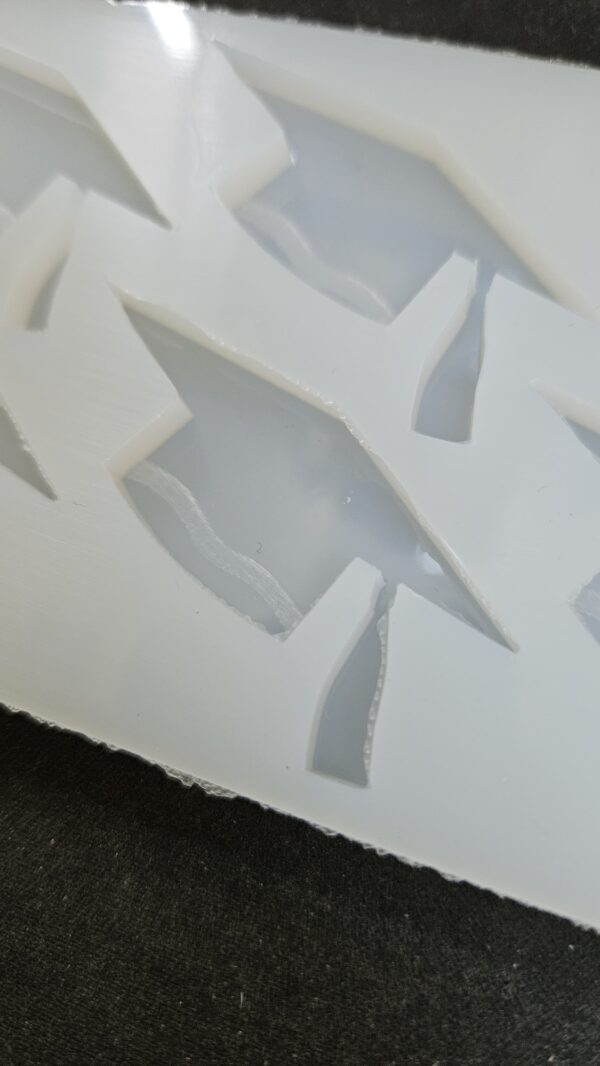 Molde x8 sombrero egresado 5x3cm - Imagen 2