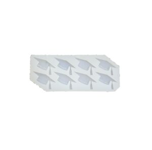 Molde x8 sombrero egresado 5x3cm