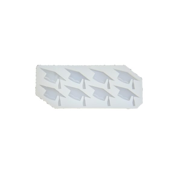 Molde x8 sombrero egresado 5x3cm