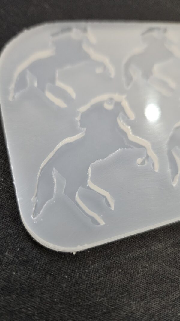 Molde x6 caballo chico 4x4cm - Imagen 2