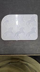 Molde x6 caballo chico 4x4cm