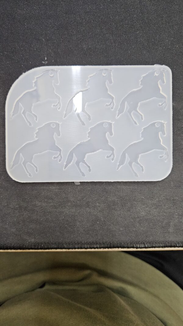 Molde x6 caballo chico 4x4cm
