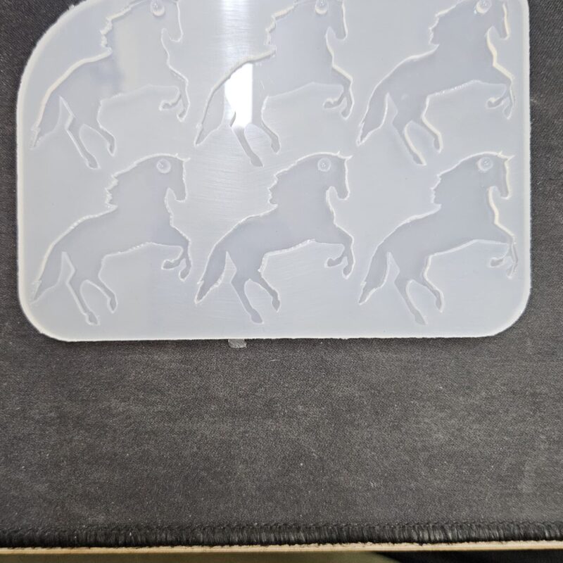Molde x6 caballo chico 4x4cm