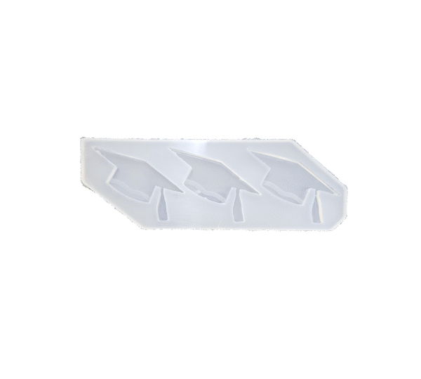 Molde x3 sombrero egresado 5x3cm