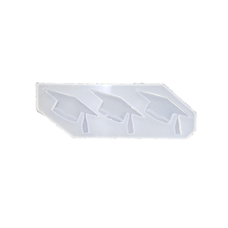 Molde x3 sombrero egresado 5x3cm
