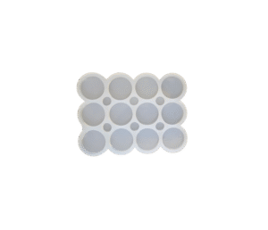 Molde x12 llavero 3cm s/ agujero