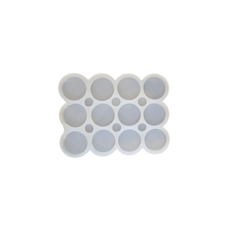 Molde x12 llavero 3cm s/ agujero